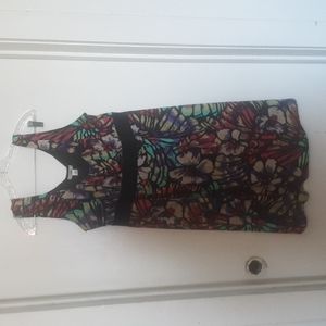 Cato Multicolored Sheath Slinky Feel Dress Sz XL
